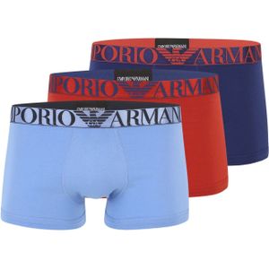 Emporio Armani Boxershorts  lichtblauw / donkerblauw / rood / zwart