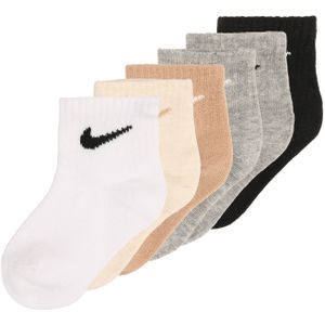 Nike - Sokken - Grijs/Zwart/Wit/Zand - 6-pack