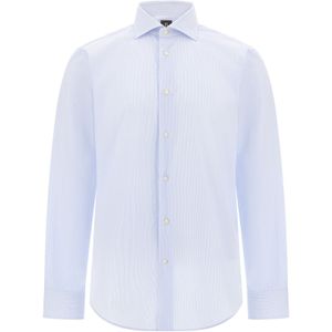 Boggi Milano Zakelijk overhemd  lichtblauw