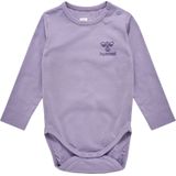 Hummel Romper L/æ - hmlMino - Lavender Grijs - Hummel - 56 - Romper L/S