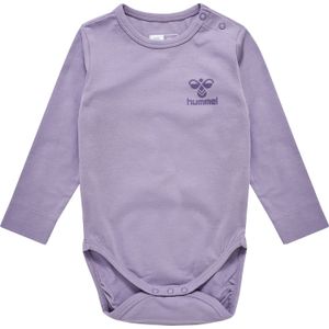 Hummel Romper L/æ - hmlMino - Lavender Grijs - Hummel - 56 - Romper L/S