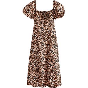 Next Jurk  beige / bruin / zwart