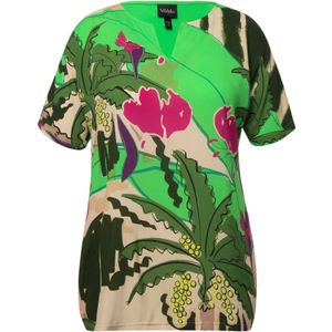 Ulla Popken Shirt  groen / gemengde kleuren