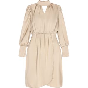 faina Cocktailjurk  beige