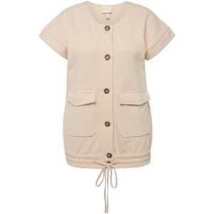 Ulla Popken Sweatvest  beige