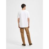 Selected Aspen T-shirt Met Korte Mouwen Wit L Man