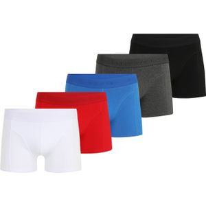 JACK & JONES Boxershorts  azuur / grijs gemêleerd / rood / zwart / wit