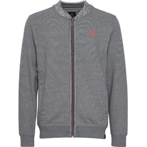 FQ1924 Sweatvest 'Thore'  navy / wit