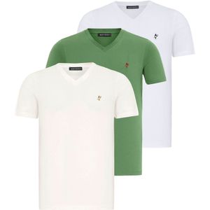 Jacey Quinn Shirt  safraan / lichtgrijs / groen / rood / zwart / wit