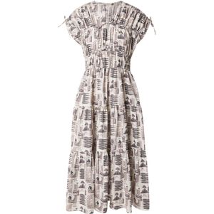 SCOTCH & SODA Jurk  antraciet / greige / lichtgrijs