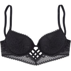 Bralette - Zwart - Kant - Met Versteviging en Beugel