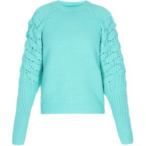 IZIA Trui 'Fashion Look'  turquoise