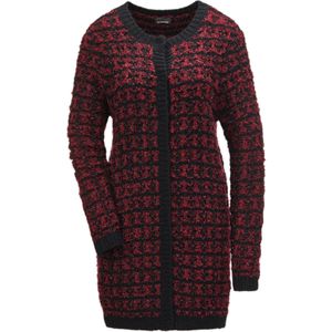 Goldner Gebreid vest  rood / zwart