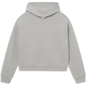 Thinking MU Sweatshirt 'Valeria'  grijs gemêleerd / donkergroen