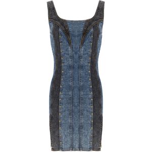 This is PCFG Jurk 'Free Heaven'  blauw denim / black denim