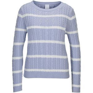 MADELEINE Trui  blauw / wit