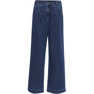Kaffe Bandplooi jeans 'Lea'  blauw denim