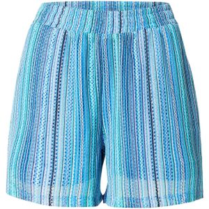 VERO MODA Broek 'VMDEMI'  marine / azuur / lichtblauw / wit