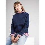 Sweater - Dark Night Navy - Geborduurd Logo - Lange Mouwen