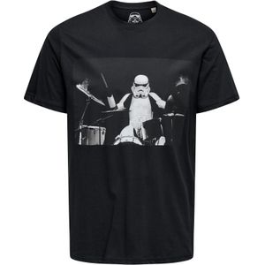 Only & Sons Shirt 'ONSSTORMTROOPER'  zwart / wit
