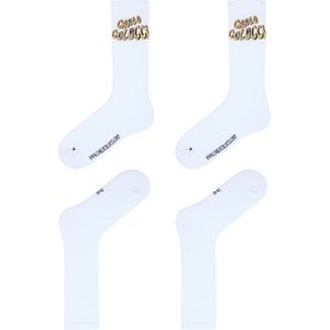 Carlo Colucci Sportsokken ' Diaz '  gemengde kleuren / wit