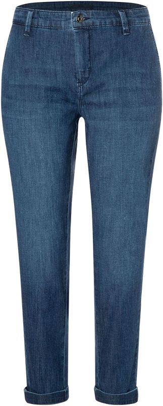 Skinny Broek - Dark Basic Wash - 5-Pocketsstijl - Riemlussen - Steekzakken