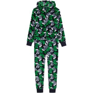 WE Fashion Nachtkledij  nachtblauw / antraciet / grasgroen / wit