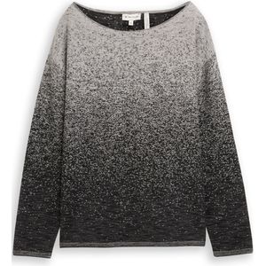 TOM TAILOR Trui  lichtgrijs / zwart