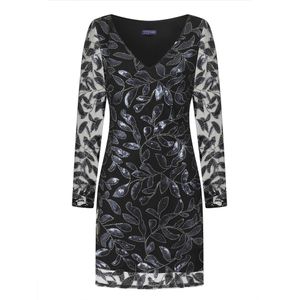 HotSquash Cocktailjurk  marine / zwart