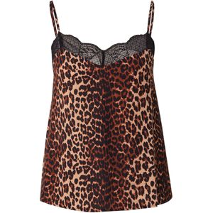 PIECES Top 'PCTIFFANY'  bruin / lichtbruin / zwart