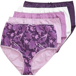 Ulla Popken Slip  lila / wit