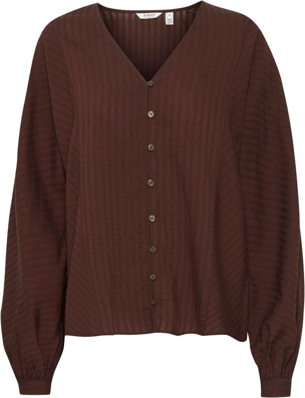 b.young Blouse  donkerbruin