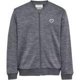 Hummel - Sweatvest - Grijs - Merino Wol - Lange Mouw