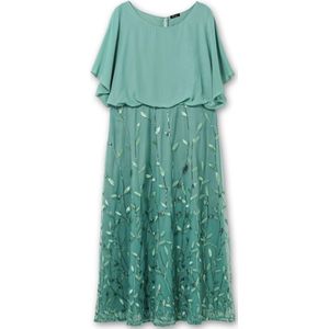 SHEEGO - Avondjurk - Mintgroen - 7/8 Lengte - Losse Pasvorm