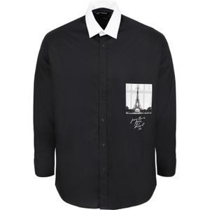 Karl Lagerfeld Overhemd  zwart / wit