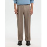 SELECTED Broek  lichtbruin