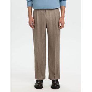 SELECTED Broek  lichtbruin