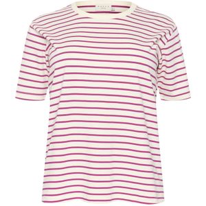 KAFFE CURVE Shirt  rood / wit