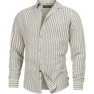 INDICODE JEANS Overhemd 'Terra'  beige / smoky blue