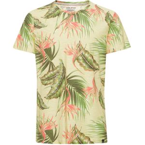 BLEND Shirt 'Tromas'  geel / groen / koraal