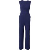 SWING - Jumpsuit - Marine - Gevoerde Zoom - Mouwloos - Ritssluiting