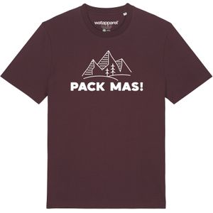 Watapparel Shirt ' Pack mas! '  gemengde kleuren / donkerrood
