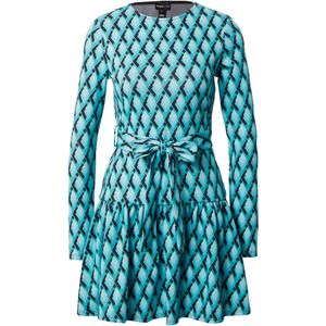 River Island Jurk 'FLIPPY'  cyaan blauw / lichtblauw / mintgroen / zwart