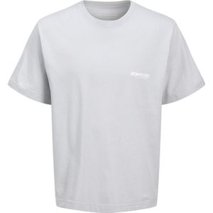 JACK & JONES Shirt 'JCOUnion'  lichtgrijs / wit