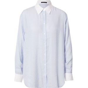 Sisley Blouse  lichtblauw / wit