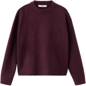 MANGO Trui 'MARIANO'  donkerrood
