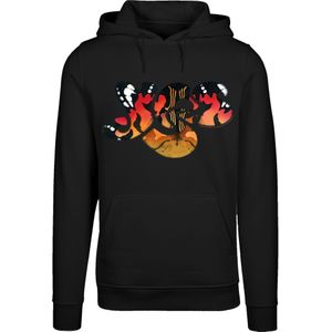 F4NT4STIC Sweatshirt 'YES Ra Logo'  rood / zwart / wit