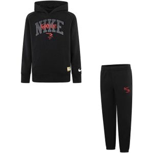 NIKE Trainingspak 'Fired Up'  rood / zwart