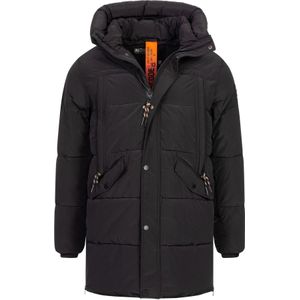 INDICODE JEANS Winterparka 'Kasper'  zwart