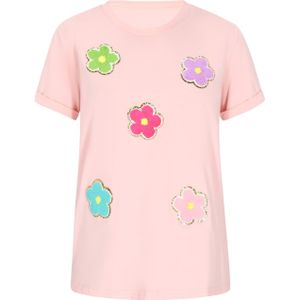 faina Shirt 'Fashion Look'  azuur / appel / lavendel / rosa